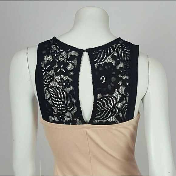 Women's  Midi dress Light Pink /Black By Mystic - Picture 3 of 6